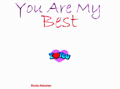 Sign Saying You Are My Best With Heart GIF