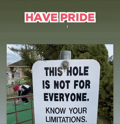 Sign This Hole Is Not For Everyone GIF