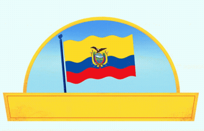 Sign With Flag Saying De La Independencia GIF