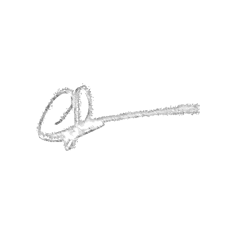 Signature With Letter O Sticker