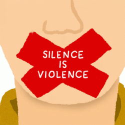 Silence I Kill You Taping Mouth GIF