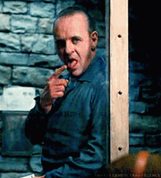 Silence Of The Lambs Lecter Finger Lick GIF
