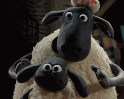 Silence Shaun The Sheep GIF