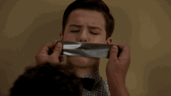 Silence Young Sheldon Cooper GIF
