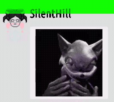 Silent Hill Video Game Screenshot With Cat GIF