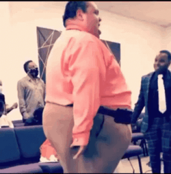 Silent Shouting Dance Praise In Church GIF