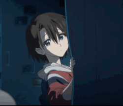 Silent Voice Girl Opening Curtains GIF