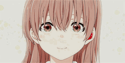 Silent Voice Shouko Smiling Sweetly GIF