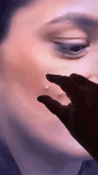Silhouette Hand Virtual Pimple Popping GIF