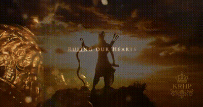 Silhouette Man Holding Bow And Arrow Ruling Our Hearts GIF