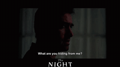 Silhouette Man What Are You Hiding From Me GIF