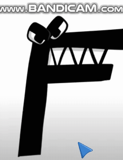 Silhouette Of Crane With Blue Arrow And Bandicam Website GIF