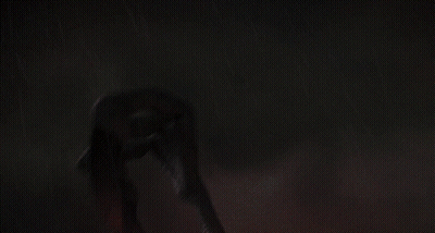 Silhouette Of Hand With Letter A GIF