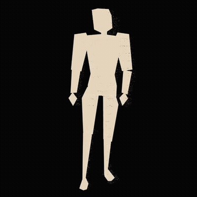 Silhouette Of Man Standing GIF