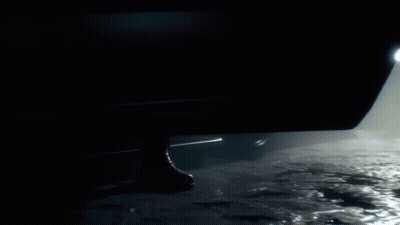Silhouette Of Man Standing Next To Car GIF