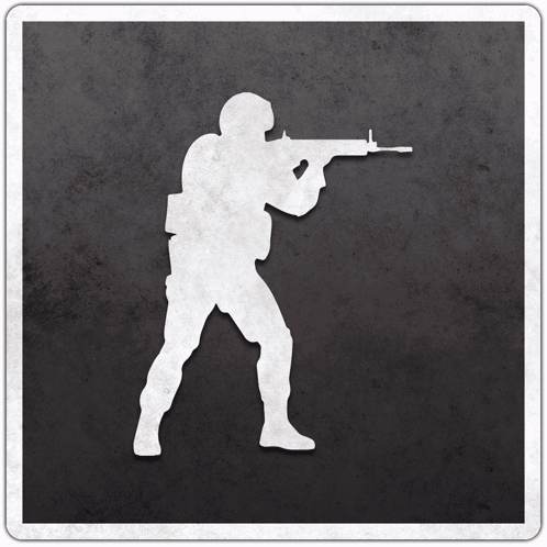 Silhouette of Man With Gun on Black Background