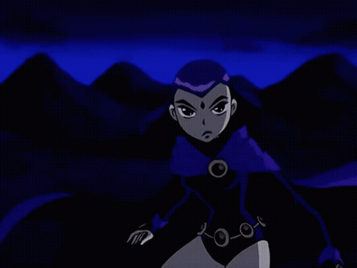 Silhouette Walking In Front Of Glowing Object GIF