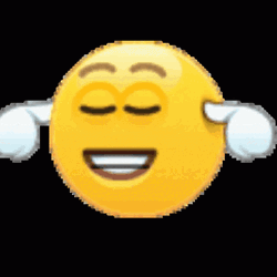 Silly Emoji Dont Care GIF