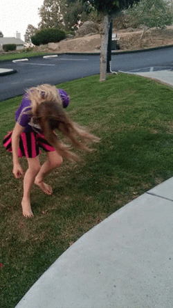 Silly Girl Drunk Stumbling GIF