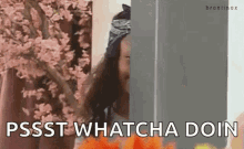 Silly Girl Face Whatcha Doin GIF