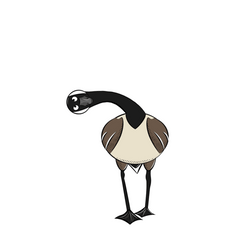 Silly Goose Stretching Head GIF