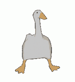 Silly Goose Weird Walk Style GIF