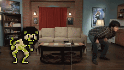Silly Jontron Dancing With Lion GIF