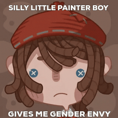 Silly Little Painter Boy Gives Me Gender Envy GIF