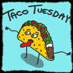 Silly Taco Tuesday Tongue Out GIF