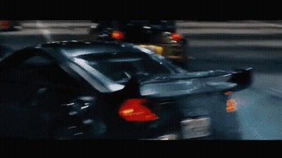 Silver Car With Lnc License Plate GIF