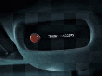 Silver Car With Suburban License Plate GIF