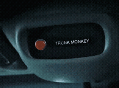 Silver Car With Suburban License Plate GIF