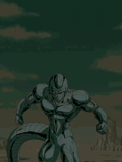 Silver Figures Flying In Front Of Wall GIF
