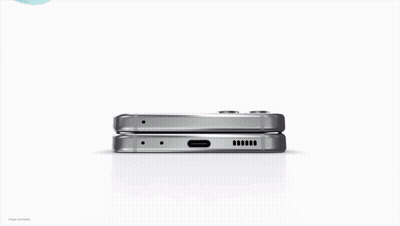 Silver Phone With Samsung Logo GIF