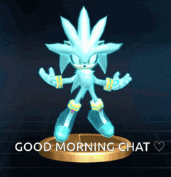 Silver The Hedgehog Good Morning Chat GIF