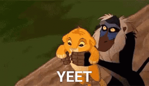 Simba And Kiboko On Tree Branch GIF