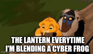 Simba And Rafiki From The Lion King Are Standing Next To Each Other And Talking . GIF
