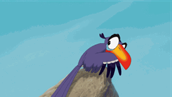 Simba Jumped On Zazu's Back GIF
