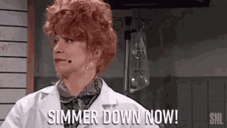Simmer Down Now Cheri Oteri In Lab Coat GIF
