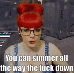Simmer Down Now Sephy Red Hair GIF