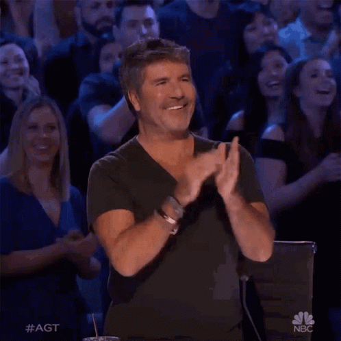 Simon Cowell Clapping GIF