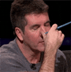 Simon Cowell Face Pulls GIF