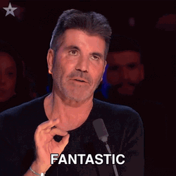Simon Cowell Fantastic Reaction GIF