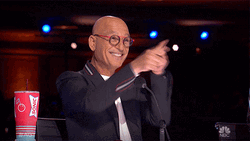 Simon Cowell Pointing Finger Gun GIF