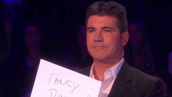 Simon Cowell Tries To Flirt GIF