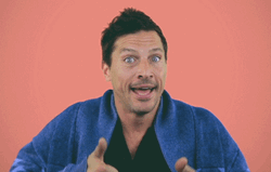 Simon Rex Smiling Approval GIF