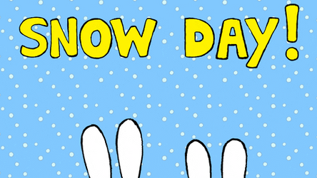 Simon The Rabbit Snow Day GIF