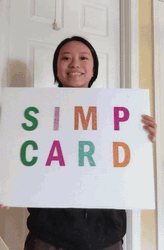 Simp Card Made For You GIF
