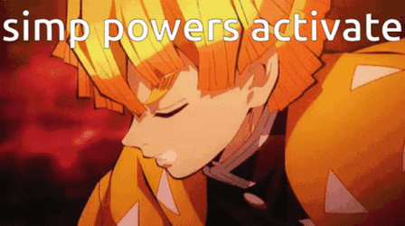 Simp Powers Activate Zenitsu Agatsuma GIF