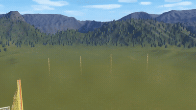 Simp Word With Gold Sparkles In Front Of Mountain GIF